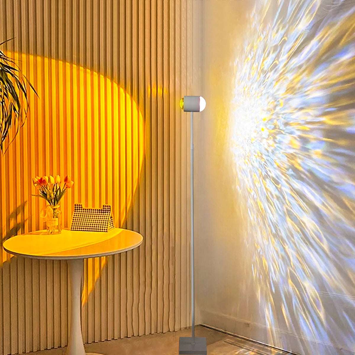 Crystal Sun Floor Light
