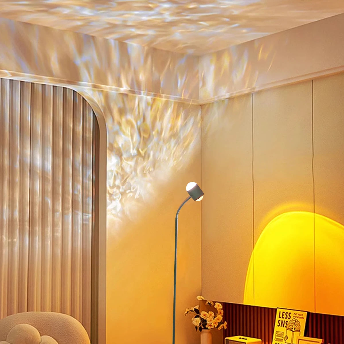 Crystal Sun Floor Light