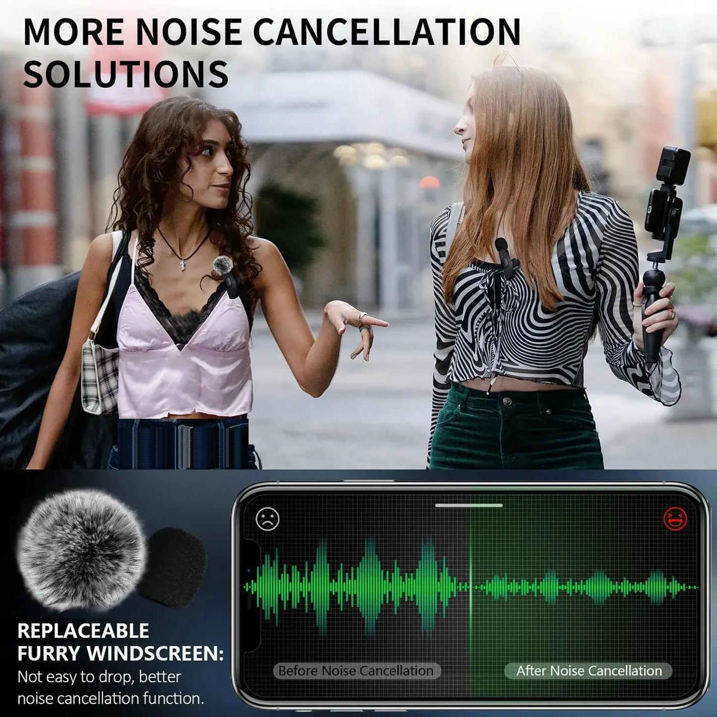 Wireless Recording Mic for iPhone Android