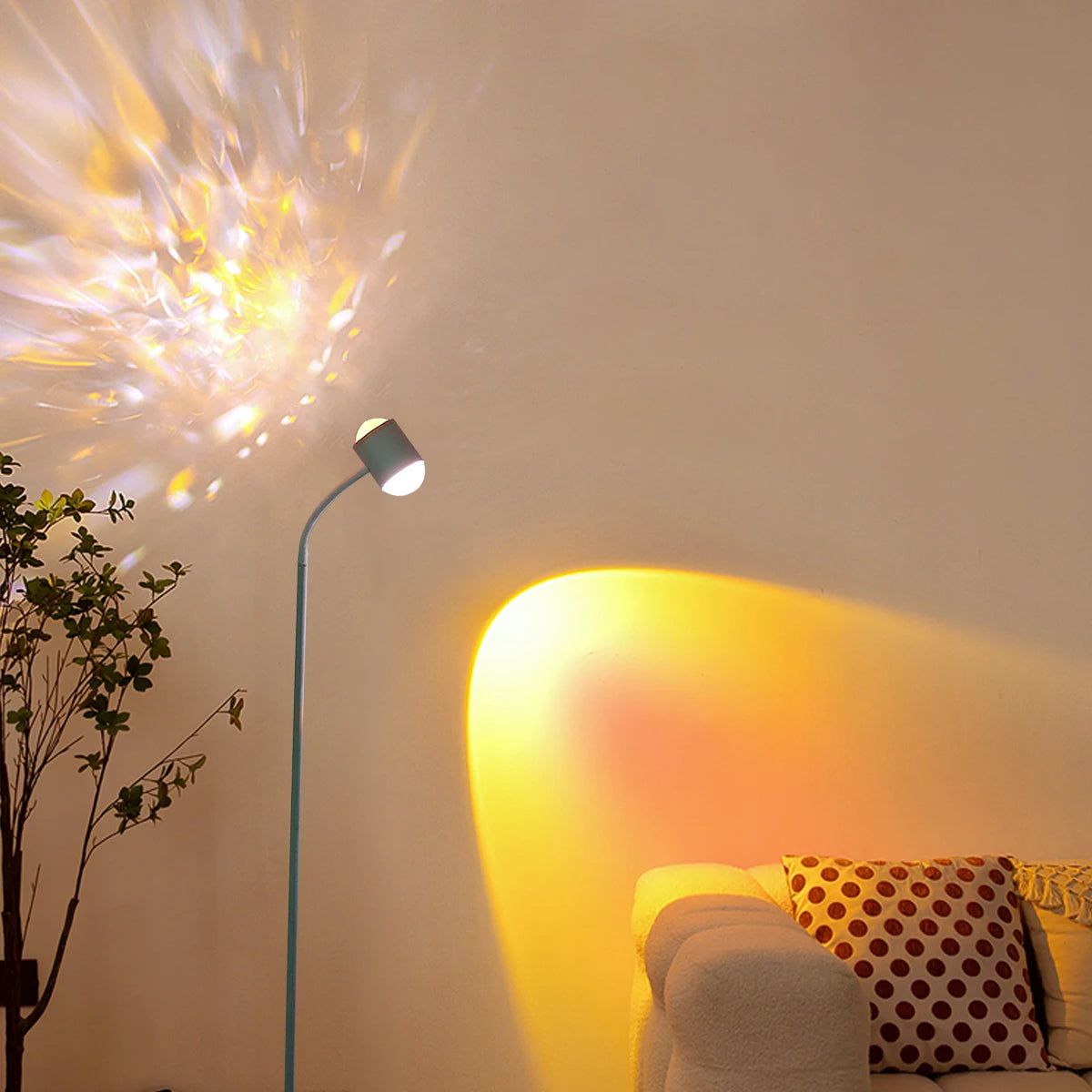Crystal Sun Floor Light
