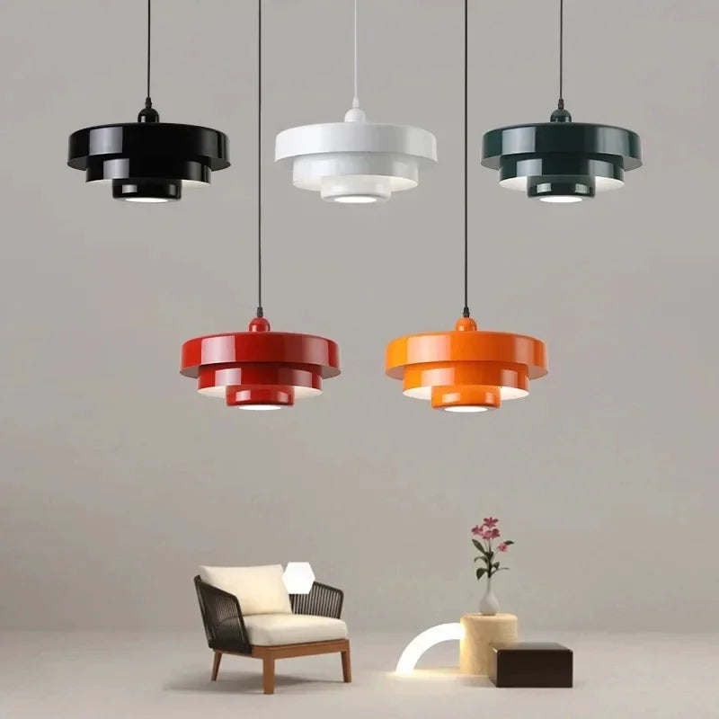Retro Halo Pendant Light