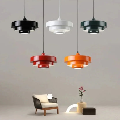 Retro Halo Pendant Light