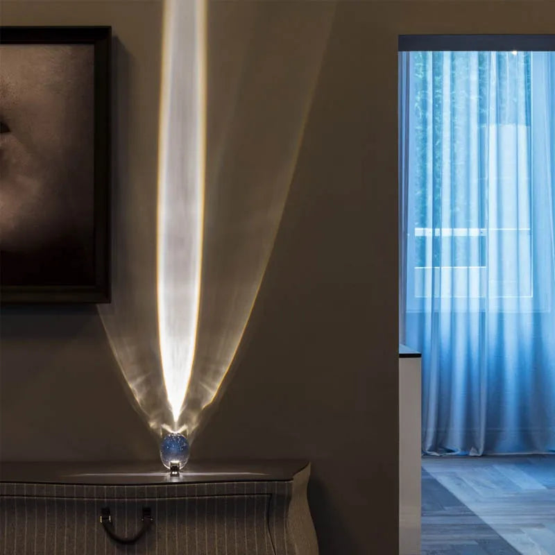 LED Crystal Comet Lamp