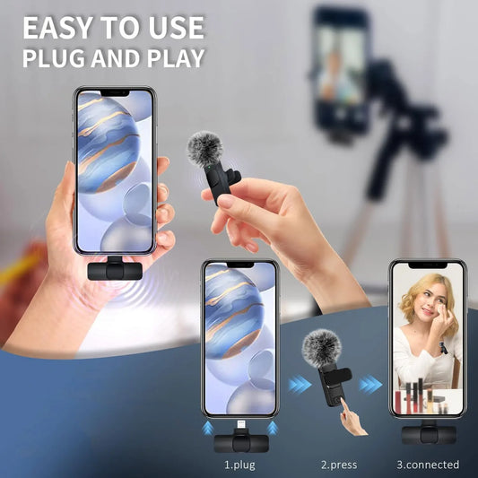 Wireless Recording Mic for iPhone Android